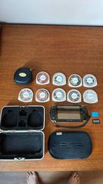 Complete Playstation portable set inclusief games, Ophalen of Verzenden, Gebruikt, Zwart