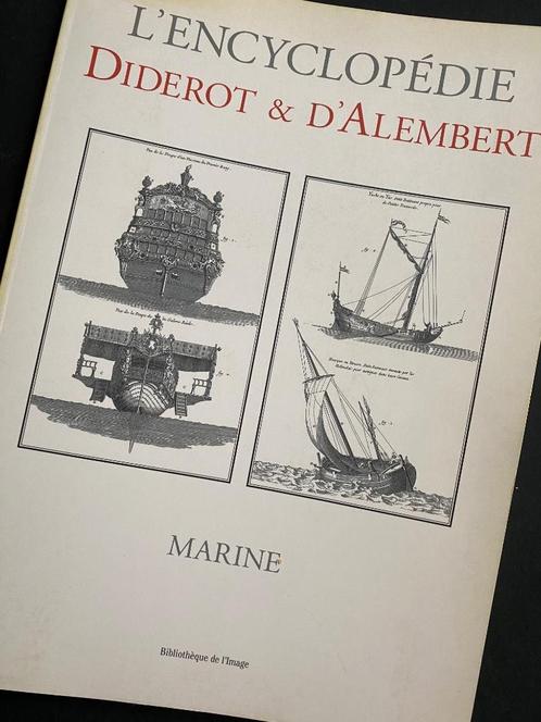 L’ encyclopédie Diderot & d’Alembert / Marine / Scheepvaart, Antiek en Kunst, Antiek | Boeken en Bijbels, Ophalen of Verzenden