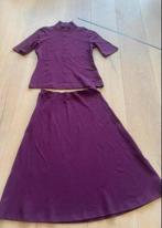 Vanilia rok 40 nieuwstaat stretch, Maat 38/40 (M), Vanilia, Paars, Ophalen of Verzenden