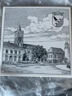 Tegeltje gemeentehuis  parochiekerk schayk, Antiek en Kunst, Ophalen of Verzenden