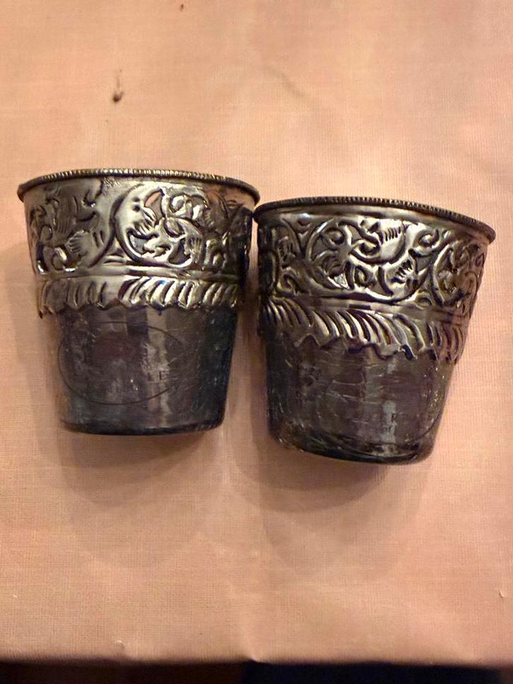 Riverdale Kaarsenhouders - Set van 2, Huis en Inrichting, Woonaccessoires | Kandelaars en Kaarsen, Gebruikt, Kandelaar, Minder dan 25 cm