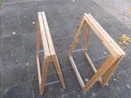 schragen  2 stuks, Doe-het-zelf en Verbouw, Ophalen, Gebruikt, Overige typen, Minder dan 2 meter