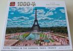 Puzzel *** EIFFEL TOWER IN THE SUMMER *** 1000 stukjes City, Ophalen of Verzenden, 500 t/m 1500 stukjes, Zo goed als nieuw, Legpuzzel