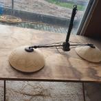 Lamp boven eettafel 120X40 bronskleur, Ophalen, Gebruikt, Glas, 50 tot 75 cm