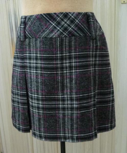 Miss Etam wollen rok maat 42, Kleding | Dames, Rokken, Zo goed als nieuw, Maat 42/44 (L), Grijs, Boven de knie, Ophalen of Verzenden
