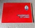 Maserati Biturbo Instructieboek auto/owners manual - Engels, Auto diversen, Handleidingen en Instructieboekjes, Ophalen of Verzenden