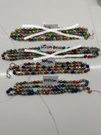 Oude glazen kerstboom kettingen. Te koop per stuk, Diversen, Kerst, Ophalen of Verzenden, Zo goed als nieuw