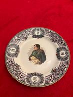 Boch Frères La Louvière bord Napoleon ca.1900, Antiek en Kunst, Antiek | Porselein, Ophalen of Verzenden