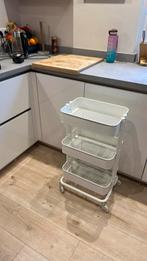 Kruidenrek of opbergrek voor keuken, Huis en Inrichting, Keuken | Keukenelementen, Minder dan 50 cm, Wit, Ophalen of Verzenden