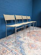4x Martin Visser SE05 stoelen, Nederlands design, Huis en Inrichting, Stoelen, Ophalen, Gebruikt, Vier, Riet of Rotan