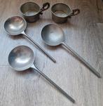 Lepels en kopjes van tin, Antiek en Kunst, Antiek | Tin, Ophalen of Verzenden