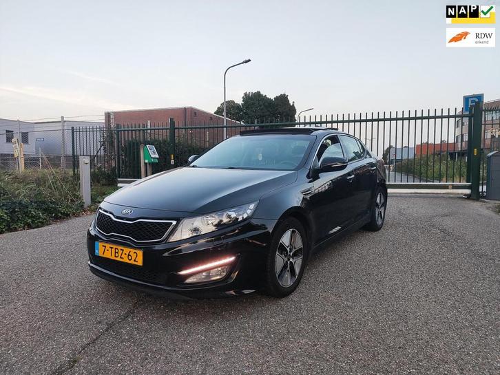 Kia Optima 2.0 CVVT Hybrid Super Pack Apk! Nap!, Auto's, Kia, Bedrijf, Te koop, Optima, ABS, Achteruitrijcamera, Airbags, Airconditioning