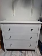 Ikea Hemnes Ladekast 3 lades wit gebeitst, Ophalen, 100 tot 150 cm, Scandinavisch, Grenenhout