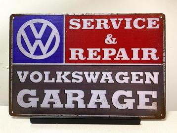 Volkswagen garage metalen reclamebord / wandbord (Old Look) beschikbaar voor biedingen