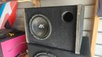 Esx downfiring subwoofer 8inch, Auto diversen, Ophalen of Verzenden, Zo goed als nieuw