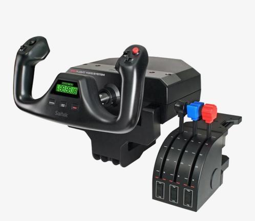 Logitech G Saitek Pro Flight Yoke Systeem, Computers en Software, Joysticks, Gebruikt, Ophalen of Verzenden
