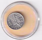 Nederlands Indie 1/10 Gulden 1941 PP   Prachtig, Verzenden, Zilver, 10 cent, Koningin Wilhelmina