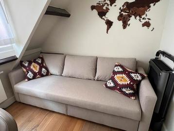 Ikea Friheten slaapbank 3-seat sofa-bed Hyllie beige beschikbaar voor biedingen