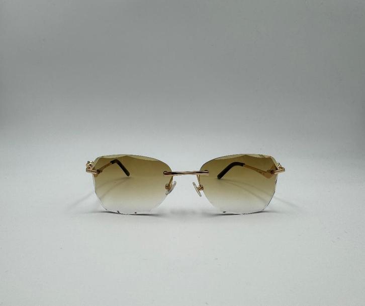 Cartier cateye bril bruin, Sieraden, Tassen en Uiterlijk, Zonnebrillen en Brillen | Heren, Nieuw, Bril, Overige merken, Bruin