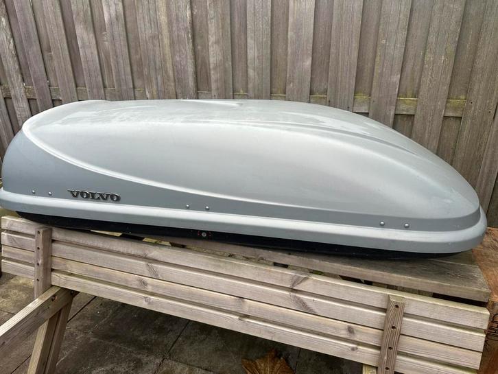Te koop Volvo dakkoffer en dakdragers Volvo XC60, Auto diversen, Dakkoffers, Zo goed als nieuw, Ophalen