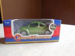 New Beetle modelautootje 1:60 NIEUW in doosje, groen, Ophalen of Verzenden, Nieuw, Auto