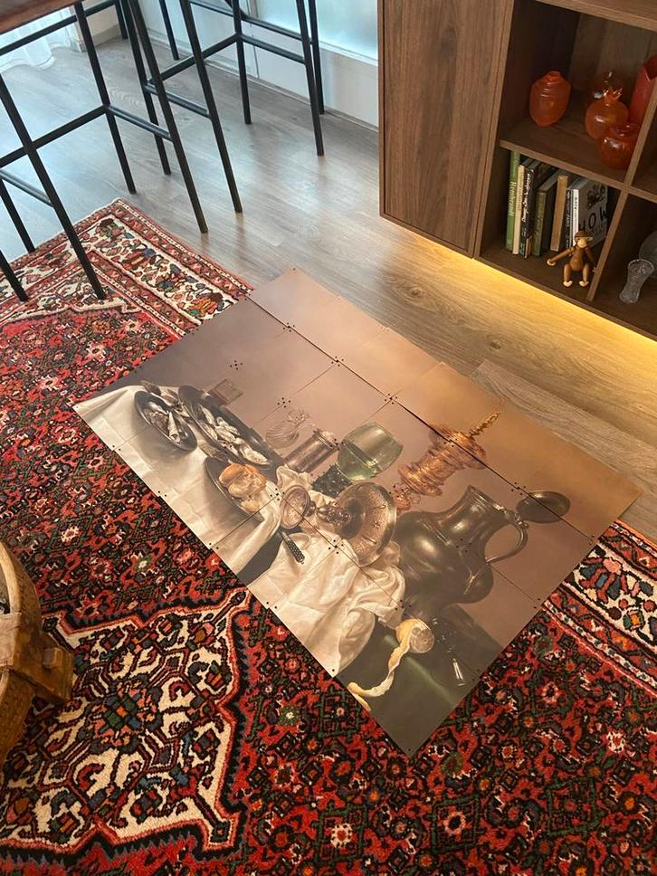 Ixxi Schilderij Stilleven met vergulde bokaal 120 x 80, Huis en Inrichting, Woonaccessoires | Wanddecoraties, Zo goed als nieuw