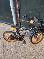 Zgan BMX 16 inch jongensfiets in Max Verstappen kleuren, Fietsen en Brommers, Ophalen, Zo goed als nieuw, Staal, 16 tot 20 inch