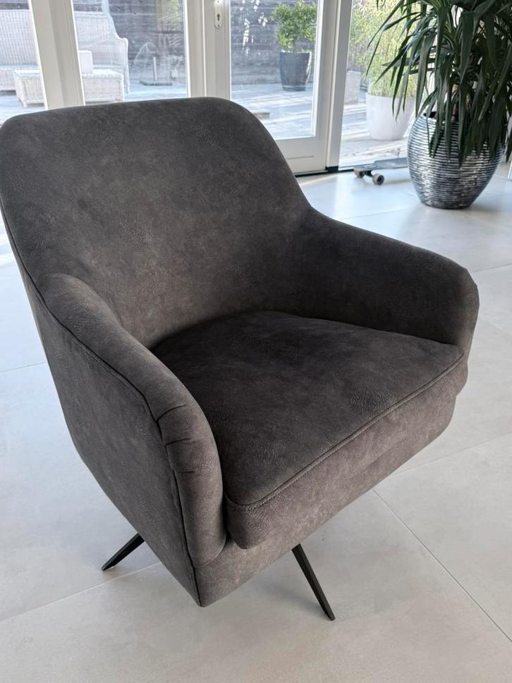 Riviera Maison draai fauteuil, Huis en Inrichting, Lampen | Lampenkappen, Gebruikt, 50 cm of meer, Rond, Ophalen
