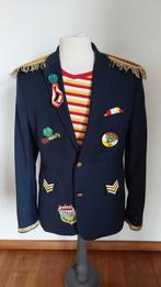 Oeteldonk donker blauw heren jas maat 52, Kleding | Heren, Carnavalskleding en Feestkleding, Maat 52/54 (L), Carnaval, Ophalen of Verzenden