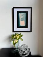 Kunst mid century moderm schilderij art painting abstract, Ophalen of Verzenden