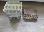 Eierdozen 20 x( 10 ) 2 x ( 12 ), Ophalen, Zo goed als nieuw, Overige typen