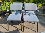 Vier industrieel  eetkamer stoelen boho style, Huis en Inrichting, Stoelen, Ophalen of Verzenden, Zo goed als nieuw, Vier