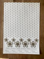 Knipvel Nel van Veen achtegrondvel Prettige feestdagen Kerst, Ophalen of Verzenden, Nieuw, Kerst, Knipvel