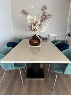 Eettafel composiet japandi, Huis en Inrichting, Tafels | Eettafels, Ophalen, 200 cm of meer, 50 tot 100 cm, Zo goed als nieuw