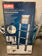 Telescoopladder NIEUW in doos, vaste prijs €139,-, Doe-het-zelf en Verbouw, Ladders en Trappen, Ophalen, Nieuw, 2 tot 4 meter
