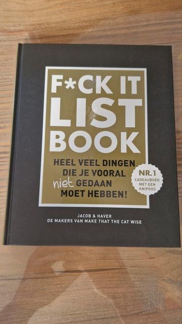 F*ck It List Book - Jacob & Haver beschikbaar voor biedingen