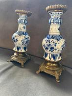 Antieke kandelaars, Antiek en Kunst, Ophalen of Verzenden, Keramiek of Aardewerk