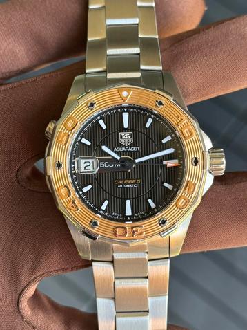 Tag Heuer Aquaracer 43mm Steel/18K Rose (WAJ2150) Mint! beschikbaar voor biedingen