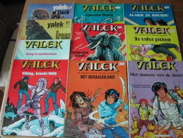 Verzameling van 9 Yalek albums. Ook losse verkoop beschikbaar voor biedingen