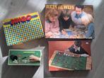 4 spellen uit de jaren 80. Alleen ophalen., Hobby en Vrije tijd, Gezelschapsspellen | Bordspellen, Ophalen, Gebruikt