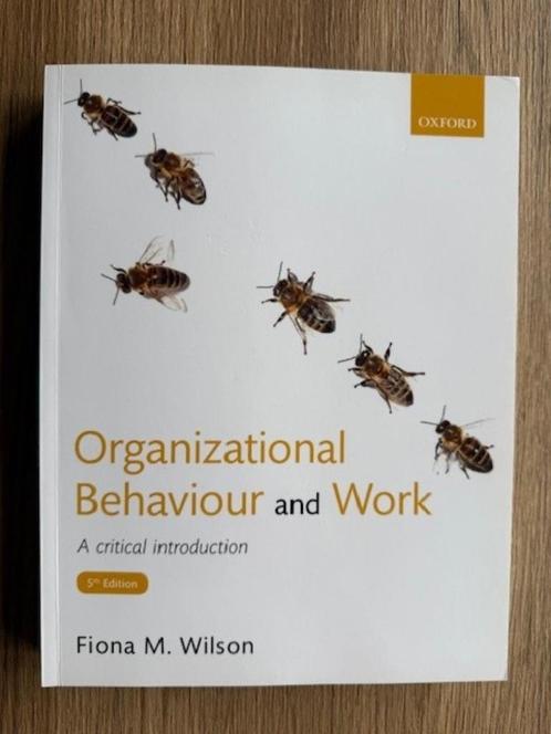 Organizational Behaviour and Work (nieuw), Boeken, Studieboeken en Cursussen, Nieuw, WO, Ophalen of Verzenden