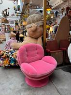 Prachtige velvet stoelen met tulpvoet, Huis en Inrichting, Stoelen, Ophalen, Blauw, Stof