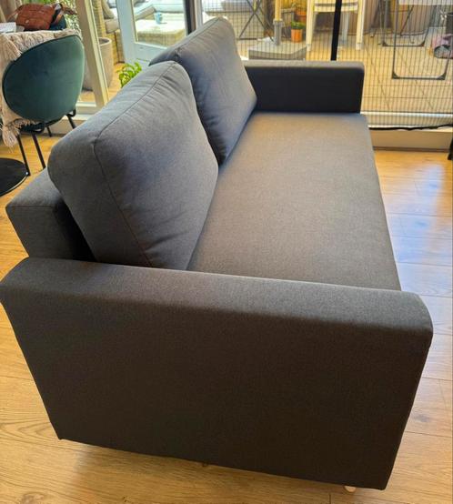 Bruno bed slaapbank grijs, Huis en Inrichting, Slaapkamer | Slaapbanken, Gebruikt, 140 cm, 200 cm, Tweepersoons, Grijs, Ophalen