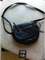 Dames schoudertasje zwart Br20 H17cm, Ophalen of Verzenden, Zo goed als nieuw, Zwart