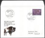 Zwitserland - Pro Areo-flug West 1981 - Zürich - Chicago, Postzegels en Munten, Brieven en Enveloppen | Buitenland, Envelop, Verzenden