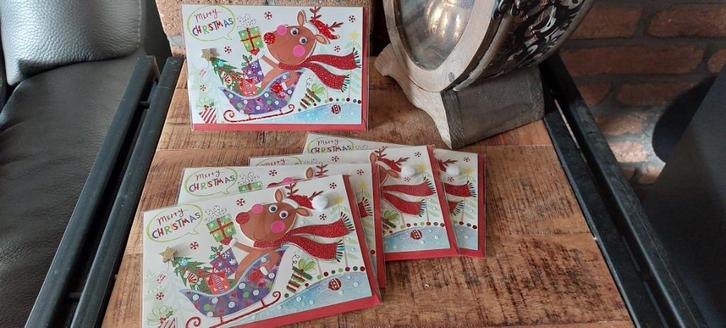 divers aanbod kerstkaarten t.v.v. de asieldieren, Diversen, Kerst, Nieuw, Ophalen of Verzenden