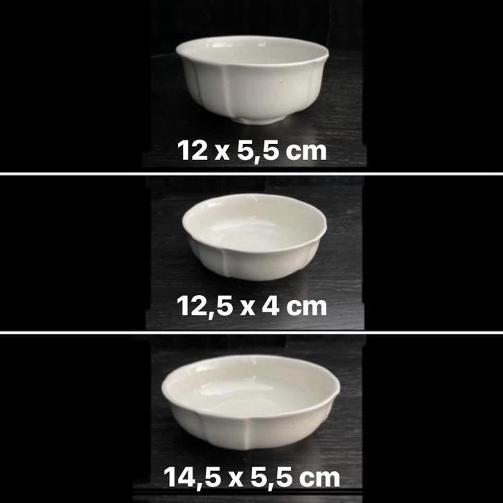 Villeroy & Boch Manoir 12.-.12,5.-.14,5cm.Dessert.Schaaltjes, Huis en Inrichting, Keuken | Servies, Zo goed als nieuw, Bord(en)