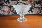 vintage cristal J.G. durand kristal snoepschaal op voet, Ophalen of Verzenden