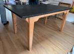 Houten eettafel opknapper, Ophalen, Gebruikt, 200 cm of meer, 50 tot 100 cm