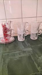 Douwe Egbert -6 Senseo kunst glaasjes - Nieuw, Huis en Inrichting, Nieuw, Ophalen of Verzenden, Overige stijlen, Kop(pen) en/of Schotel(s)